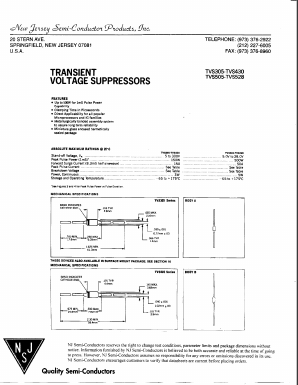TVS360 Datasheet PDF New Jersey Semiconductor