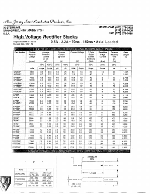FP200F Datasheet PDF New Jersey Semiconductor