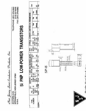 2SB564 Datasheet PDF New Jersey Semiconductor