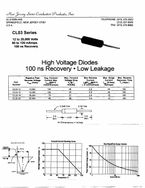 CL03-15 Datasheet PDF New Jersey Semiconductor