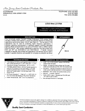 LC16A Datasheet PDF New Jersey Semiconductor