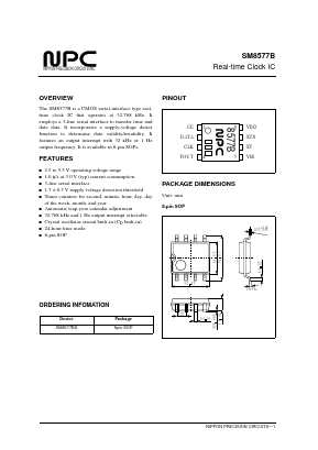 SM8577BS Datasheet PDF Nippon Precision Circuits 