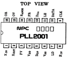 PLL2001P Datasheet PDF Nippon Precision Circuits 