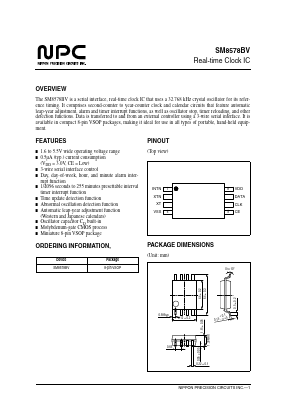 SM8578 Datasheet PDF Nippon Precision Circuits 