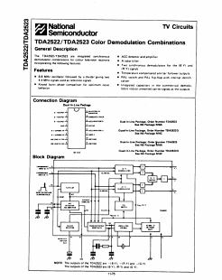 TDA2523Q Datasheet PDF National ->Texas Instruments