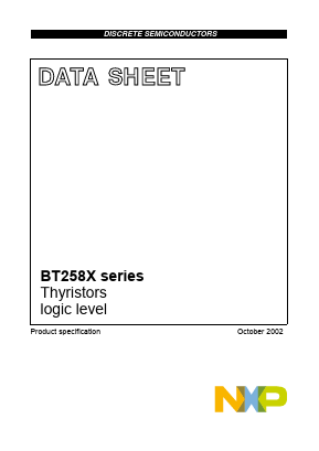 BT258X-800R Datasheet PDF NXP Semiconductors.
