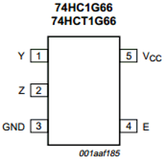74HC1G66 Datasheet PDF NXP Semiconductors.