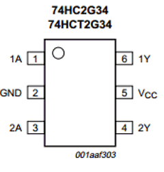 74HCT2G34GW Datasheet PDF NXP Semiconductors.