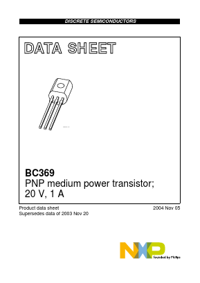 C369 Datasheet PDF NXP Semiconductors.