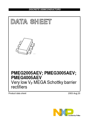 PMEG2005AEV Datasheet PDF NXP Semiconductors.