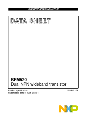 BFM520,115 Datasheet PDF NXP Semiconductors.