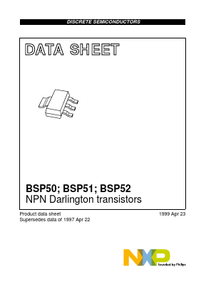 BSP51 Datasheet PDF NXP Semiconductors.