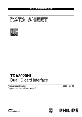 TDA8020HLC2 Datasheet PDF NXP Semiconductors.