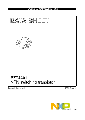 PZT4401 Datasheet PDF NXP Semiconductors.