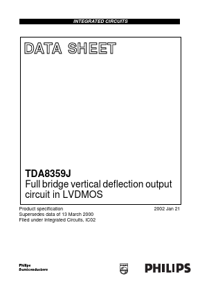TDA8359J/N2 Datasheet PDF NXP Semiconductors.