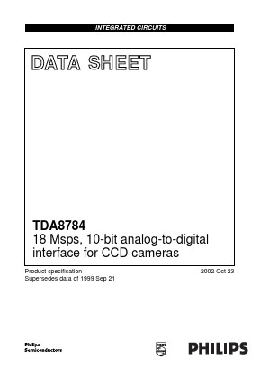 TDA8784HL/C3,518 Datasheet PDF NXP Semiconductors.