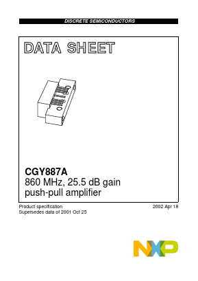 CGY887A112 Datasheet PDF NXP Semiconductors.
