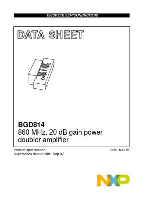 BGD814 Datasheet PDF NXP Semiconductors.