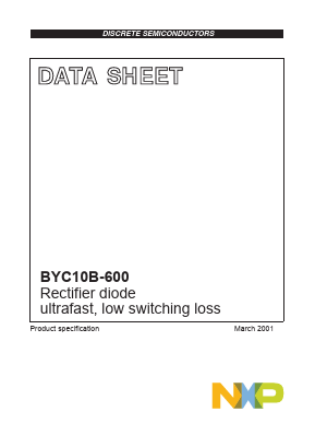 BYC10B-600 Datasheet PDF NXP Semiconductors.