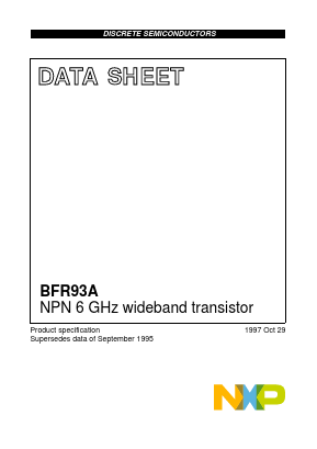 BFR93A,215 Datasheet PDF NXP Semiconductors.