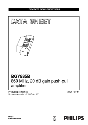 BGY885B Datasheet PDF NXP Semiconductors.
