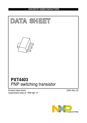 PXT4403 Datasheet PDF NXP Semiconductors.