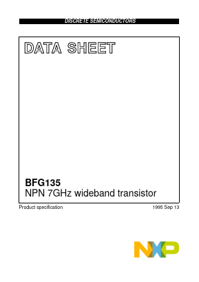 BFG135 Datasheet PDF NXP Semiconductors.