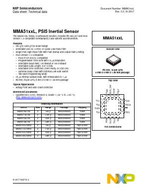 MMA5148LCWR2 Datasheet PDF NXP Semiconductors.