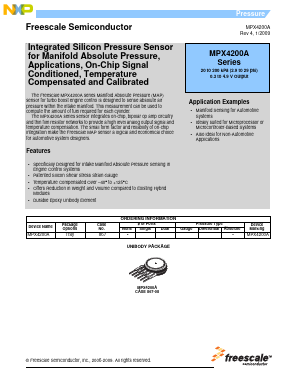 MPX4200A Datasheet PDF NXP Semiconductors.
