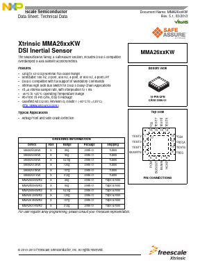 MMA2602KW Datasheet PDF NXP Semiconductors.