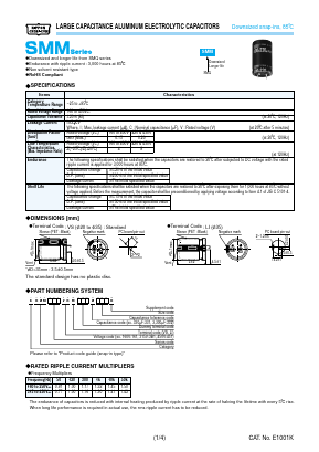 ESMM351VSN391MQ40S Datasheet PDF Nippon Chemi-Con