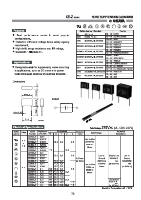 XE-Z Datasheet PDF Okaya Electric America, Inc.