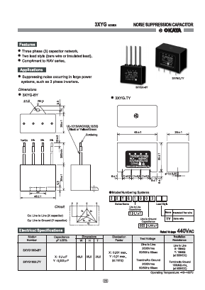 3XYG1003-BY Datasheet PDF Okaya Electric America, Inc.