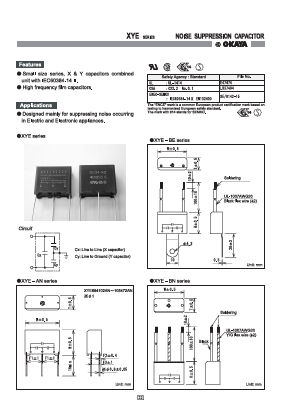 XYE-474472BN Datasheet PDF Okaya Electric America, Inc.
