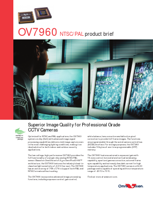 OV07960-C48P Datasheet PDF OmniVision Technologies, Inc.