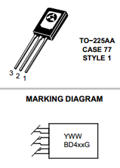 BD436 Datasheet PDF ON Semiconductor