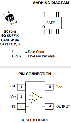LMV301 Datasheet PDF ON Semiconductor
