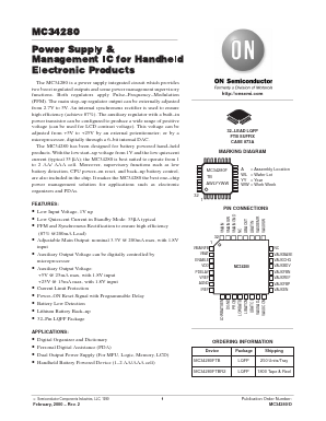 MC34280FTBR2 Datasheet PDF ON Semiconductor