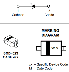 MM3Z10VT1 Datasheet PDF ON Semiconductor