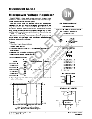 MC78BC33NTR Datasheet PDF ON Semiconductor