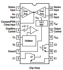 TL594CDR2 Datasheet PDF ON Semiconductor
