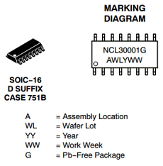 NCL30001 Datasheet PDF ON Semiconductor