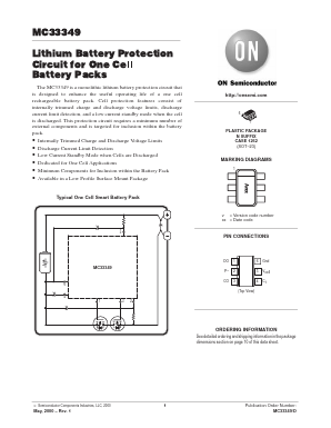 MC33349N Datasheet PDF ON Semiconductor