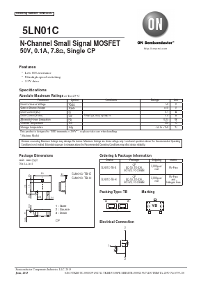 5LN01C Datasheet PDF ON Semiconductor