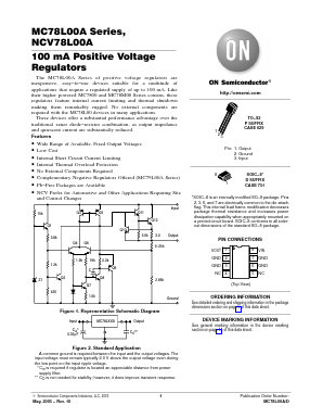 MC78L24AC Datasheet PDF ON Semiconductor