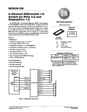 NCN3612BMTTWG Datasheet PDF ON Semiconductor