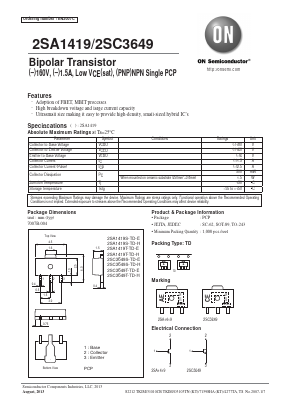 EN2007C Datasheet PDF ON Semiconductor