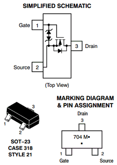 2N7002KT3G Datasheet PDF ON Semiconductor