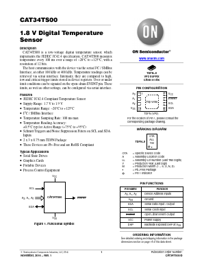 CAT34TS00 Datasheet PDF ON Semiconductor