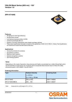 Q65111A8237 Datasheet PDF OSRAM GmbH